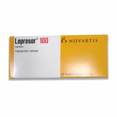 Lopresor 100mg Tablet,Metoprolol Tartrate 100mg,price,uses,side Effects - Drugcarts